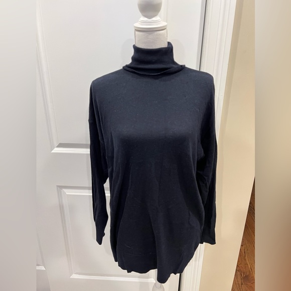 Zara Tops Zara Navy Turtleneck Poshmark